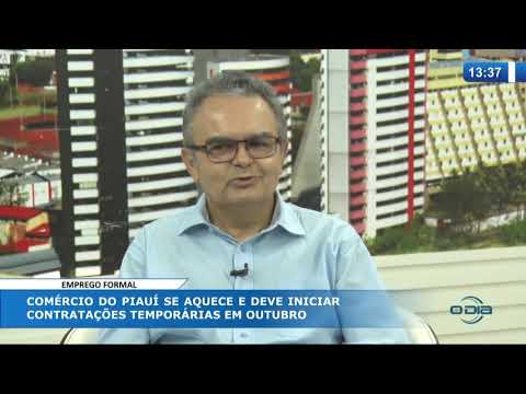 O DIA NEWS 09 10  Tertulino Passos (Presidente do SINDLOJAS PI) - aquecimento no comércio