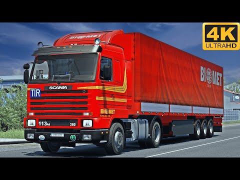 4K | ETS2 1.44 | Promods | Scania 113M | Sofia 🇧🇬 󠁧󠁢󠁳󠁣 - Ohrid 🇲🇰