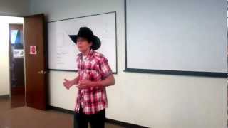 Justin Renner Performs Stand Up Comedy Routine at Keller Williams - George Bush Impersonation