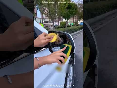 تشتري الاسفنج للسيارة