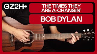 The Times They Are A Changin' Guitar Tutorial Bob Dylan Guitar Lesson |Easy Chords + Strumming|