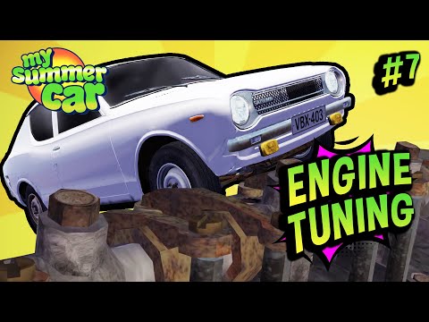 My Summer Car 💚 Engine Adjustment - Best Settings! (7 EP) Building Satsuma Ultimate Guide