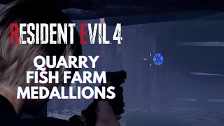 Resident Evil 4 Remake: Quarry and Fish Farm Blue Medallion Locations