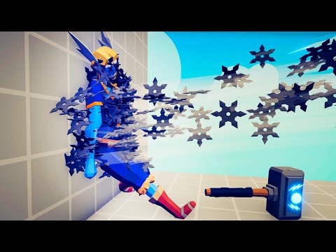 GOD SENSEI PINNED EVERY UNIT TO THE WALL | TABS Totally Accurate Battle Simulator