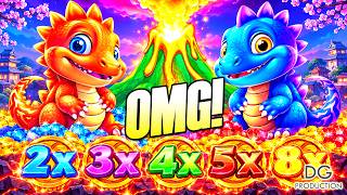 ‼️NEW‼️OMG KAIJU CASH FUJI MT. VOLCANO DRAGON SLOT MACHINE LAS VEGAS CASINO GAME