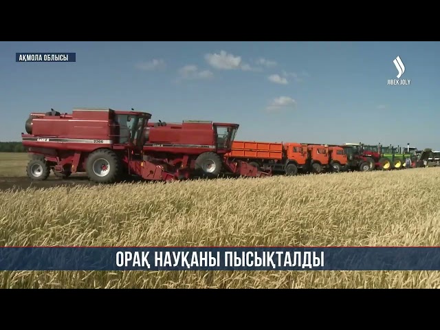 Ақмола облысында орақ науқаны пысықталды