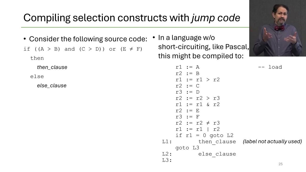 PLP 6.2-6.4: Structured Control Flow, Sequencing, and Selection