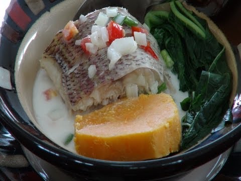 Amelia's Steamed Fish with Miti (Fijian Coconut Relish)
