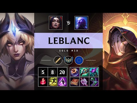 LeBlanc Mid vs Ryze - EUW Challenger Patch 25.13