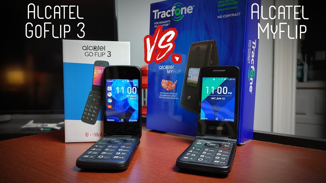 Alcatel MyFlip vs Alcatel GoFlip 3!