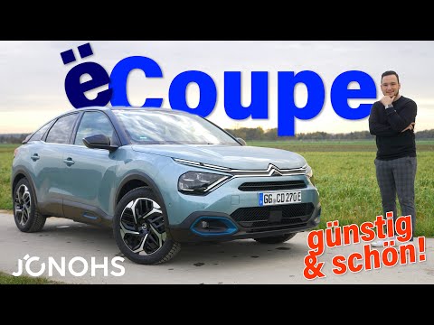 unterschätzt: Citroen e-C4 - kleines E-SUV (Coupe) im Alltagstest