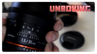 Cinelens für 500€?! Walimex Pro 35mm 1:1,5 Unboxing
