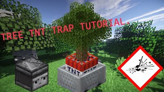 Minecraft tutorial - INSTANT EXPLOSION, TREE TNT TRAP
