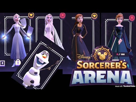 FROZEN UPDATE - Disney Sorcerer’s Arena - Anna, Elsa, Olaf! Snow Queen Elsa and Queen Anna!