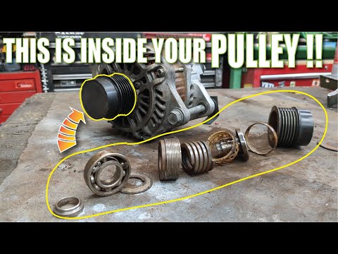 Alternator Decoupler Pulley repair HOW THEY WORK fix