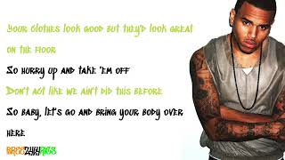 Chris Brown - All Off [LYRIC VIDEO]