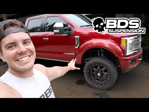 GIVING THIS POWERSTROKE HUGE SUSPENSION UPGRADES!!