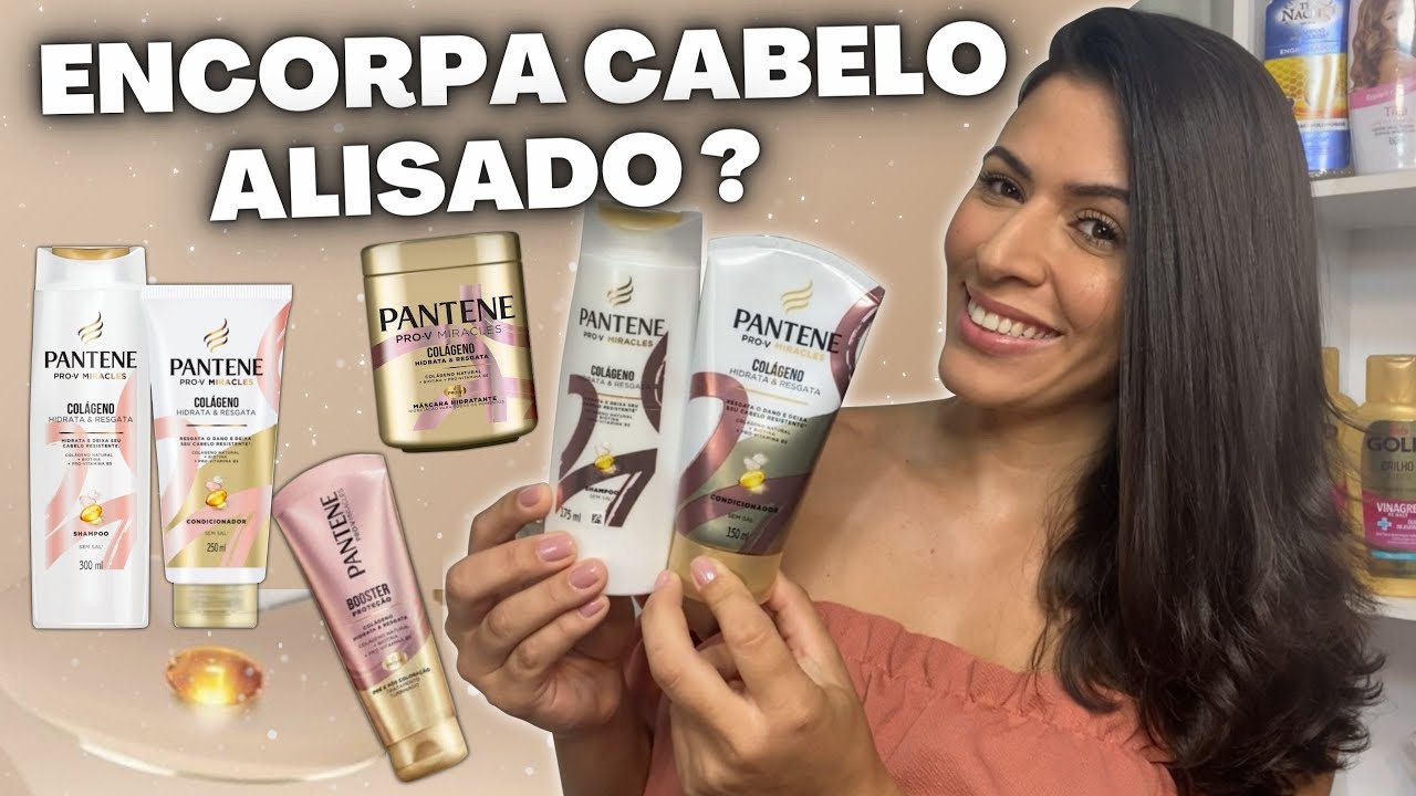 Watch Now TESTEI LINHA COLÁGENO HIDRATA E RESGATA LANÇAMENTO PANTENE EM UM CABELO ALISADO | Larisse Gama TESTEI LINHA COLÁGENO HIDRATA E RESGATA LANÇAMENTO PANTENE EM UM CABELO ALISADO | Larisse Gama