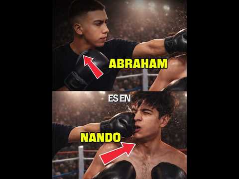 Nando sabe que no tiene oportunidad contra Abrahaham 😰🥊 #abrahaham