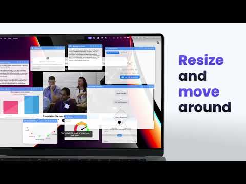 SigMeet product demo paused on a Mac screen.