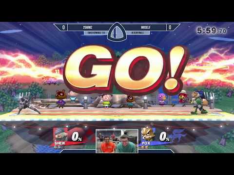 Sm4sh@Mines 120 - 2Gainz (Sheik, Diddy Kong) Vs. NS|Miiself (Fox, Jigglypuff) - Winners Semifinals