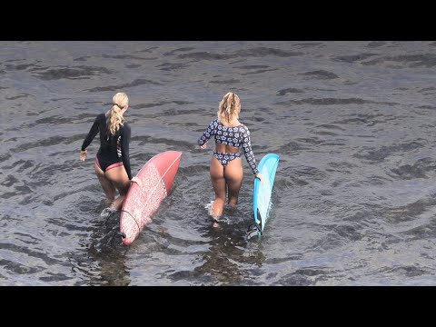 Ladies Take On Big Uluwatu