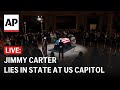 LIVE: Jimmy Carter lies in state at the U.S. Capitol
