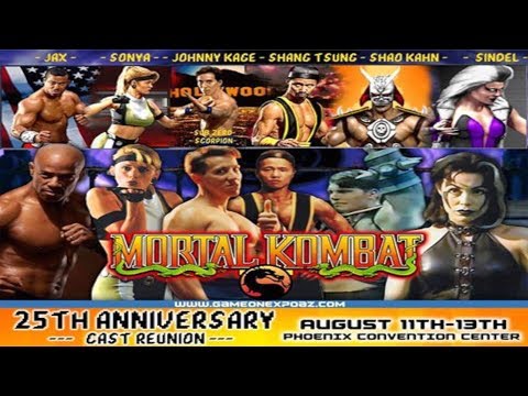 Mortal Kombat 25th Anniversary Reunion at Game On Expo - Gamester81