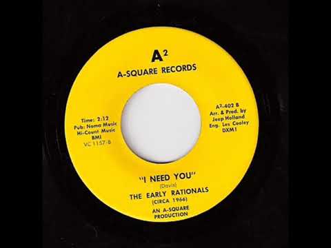 The Rationals  -  I Need You  (1966)