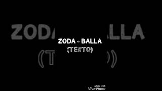 ZODA - BALLA (testo)