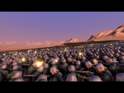 10000 German Machine Guns Vs 30000 Runner Zombies - Ultimate Epic Battle Simulator 2 - UEBS 2