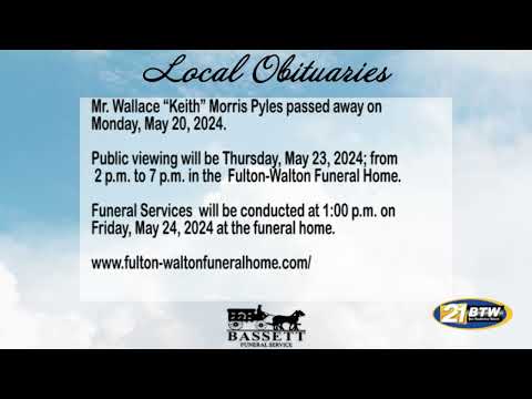 Obits For May 23 2024