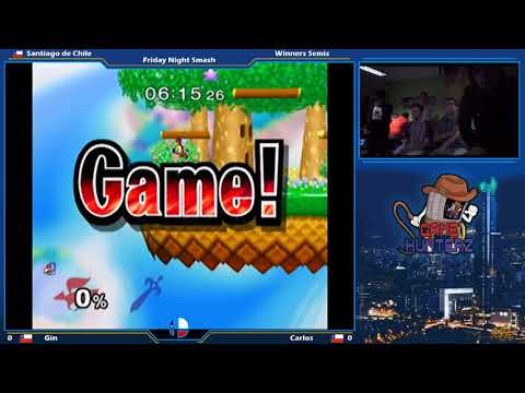 FNS #202 SSBM - Gin (Falco) vs Carlos (Marth) - Winners Semis