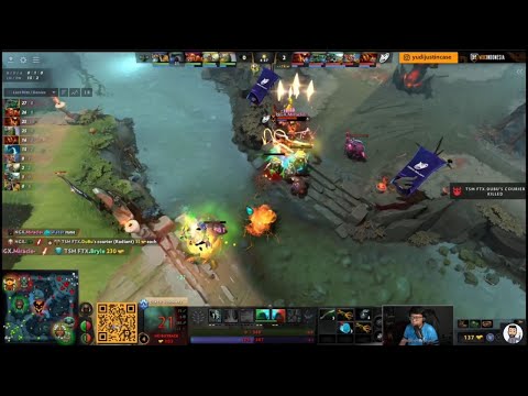 ADU MEKANIK EARLY GAME YOPAJ VS BZM, JHOCAM VS PUPPEY, MIRACLE VS BRYLE - DOTA 2