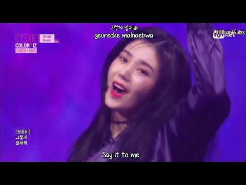 IZ*ONE - Rumor (IZ*ONE CHU) [Eng Sub-Romanization-Hangul]
