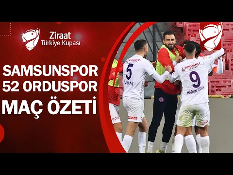 Samsunspor 2-4 52 Orduspor | MAÇ ÖZETİ | Ziraat Türkiye Kupası 4. Tur Maçı | 03.12.2024