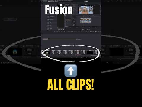 Open Your ENTIRE Timeline in FUSION - DaVinci Resolve