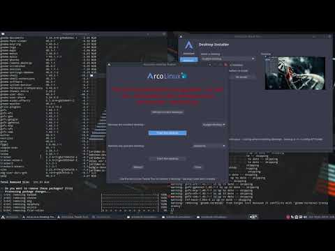 ArcoLinux : 2111 ArcoLinux Desktop Trasher - video for betatesters and wannabe betatesters