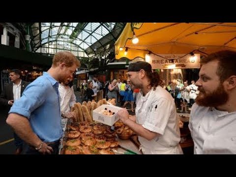 Prince Harry visits Borough Market after terror attack