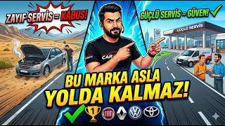 Türkiye'de Yetkili Servis Ağı En Geniş Otomobil Markaları 2026