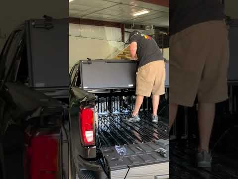 Installing a BAKFlip MX4 Bed Cover on a 2024 GMC Sierra #gmcsierra #gmcsierra1500 #truckbedcover