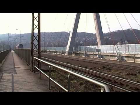 Bahnaufnahmen von der Niederwarthaer Elbbrücke