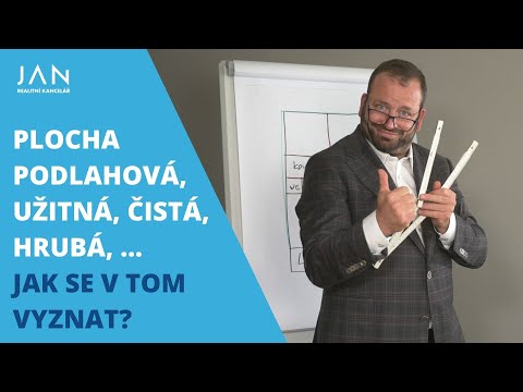 JAN Reality #35 Plocha užitná, podlahová, hrubá, čistá, ... Jak se v tom vyznat?