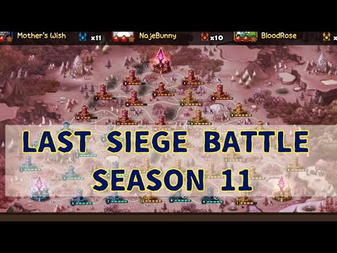 [Summoners War] Last Siege Battle Season 11 : vs Najebunny vs Bloodrose