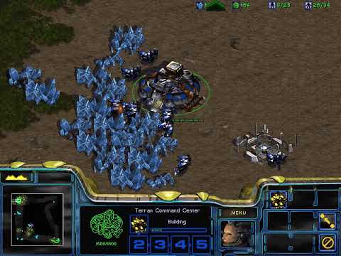 Starcraft (original version) Protoss mission 10 Eye of the Storm Speedrun