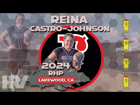 2024 Reina Castro-Johnson Pitcher, (4.0 GPA) Softball Recruiting Skills Video