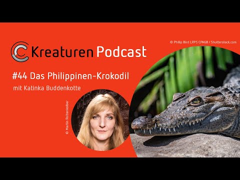 Kreaturen-Podcast – Folge 44: Das Philippinen-Krokodil mit Katinka Buddenkotte