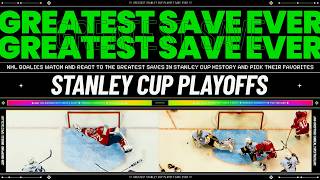 The Greatest Save in Stanley Cup Playoffs History?