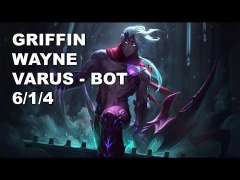 Griffin Wayne Bot Varus vs Ezreal - KR Challenger Patch 10.8