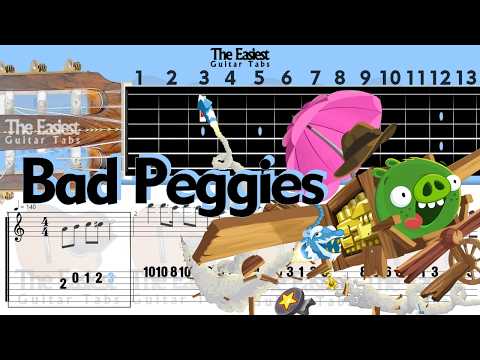 Bad Peggies Theme Song Guitar Tab
